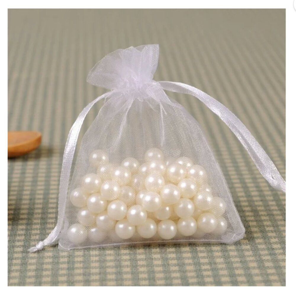 White Organza bags (54 total)